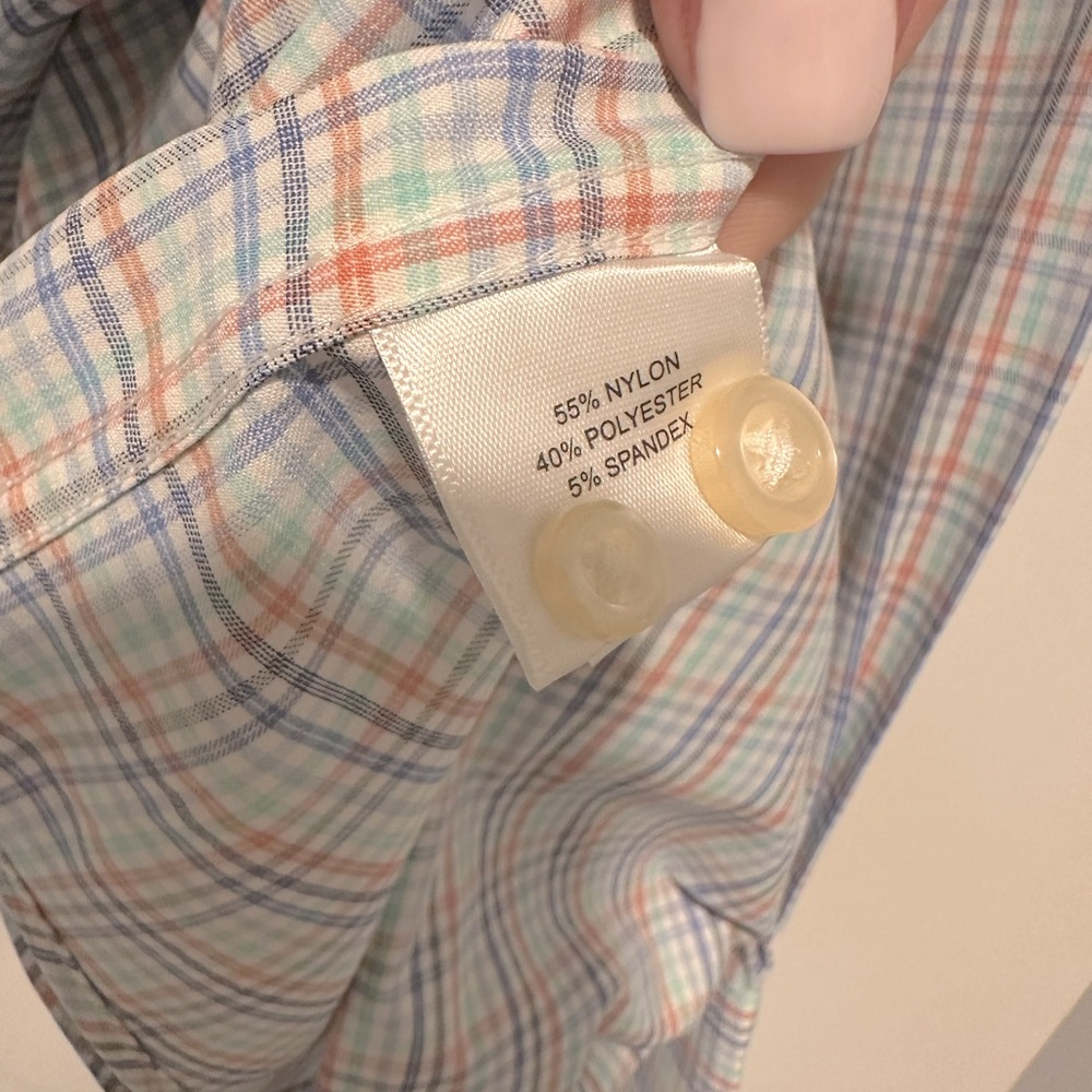 Peter Millar Long Sleeve, Button Down, Summer Comfort, Size XXL NWOT - Picture 6 of 6